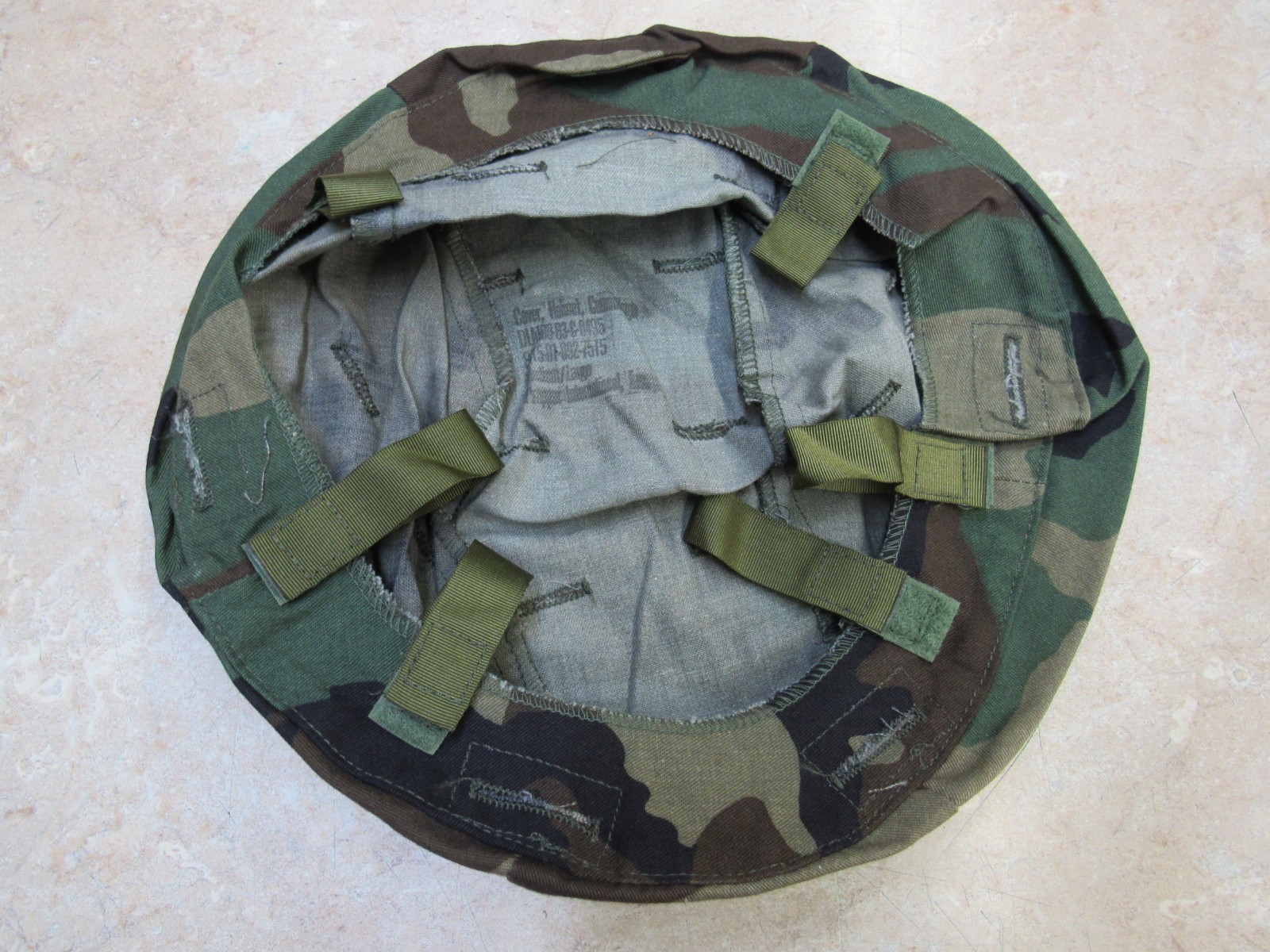 US PASGT Helmet Cover M81 Woodland Camo Medium Large 1983 Unissued New Old Stock US PASGT Helmet Cover M81 Woodland Camo Medium Large 1983 Unissued New Old Stock