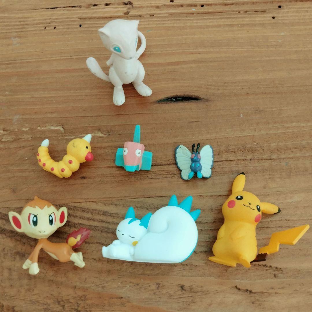 Pokemon Mew Porygon Pikachu Retro Figure Lot 7 Collectible 15+