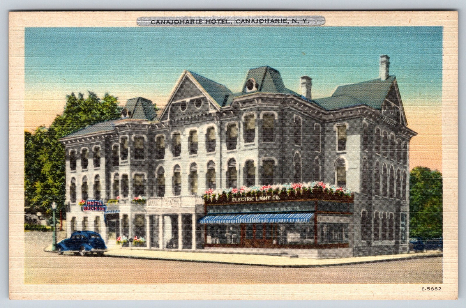 Canajoharie Hotel, Canajoharie, N.Y., Vintage Postcard