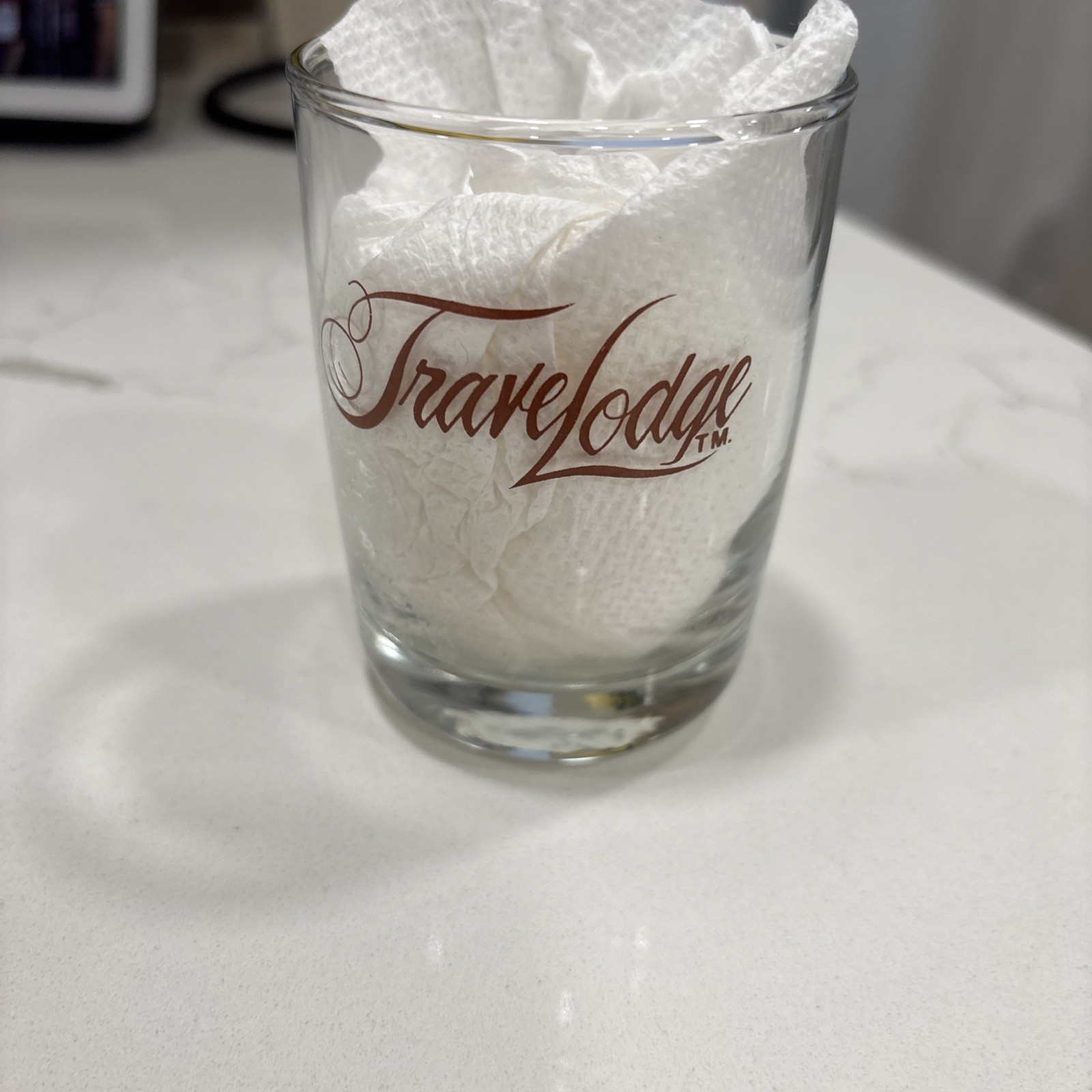 Vintage Travel Lodge Motel/Hotel Drinking Glass W/70’s Logo 3 5/8” Travelodge