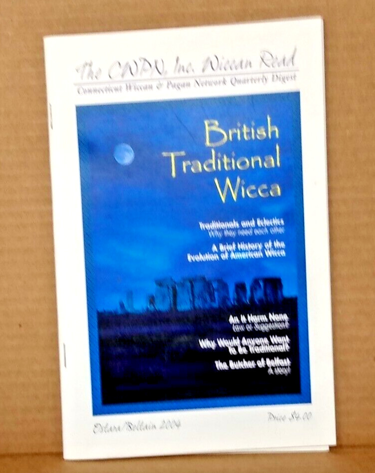 2004 Connecticut Wiccan Pagan Network Quarterly Digest History Articles Ads
