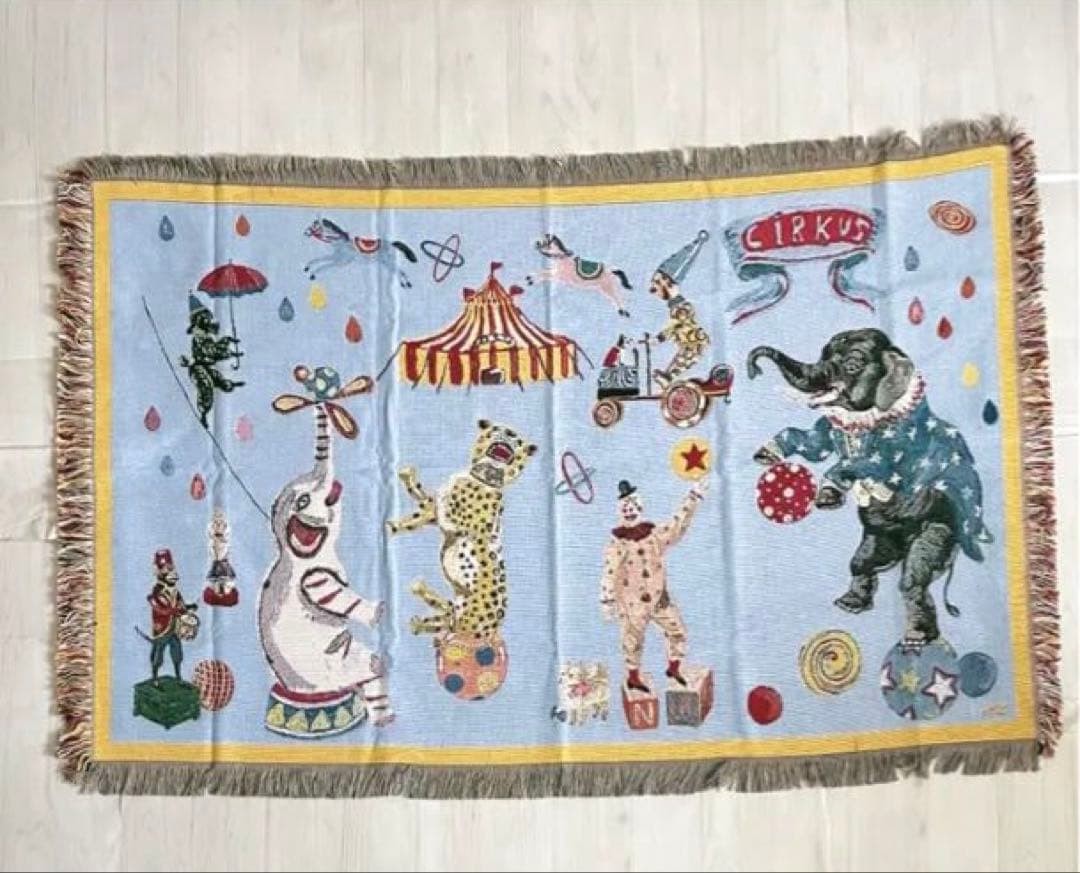 Nathalie Lete Circus Tapestry Rug 143x90cm/56.29x35.43\