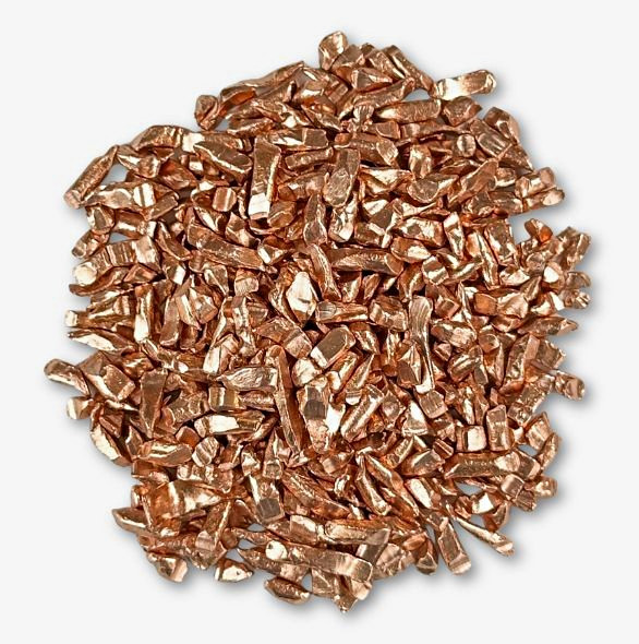 3 Lb Of Copper Chop Very Fine 99.9% Pure Bare Bright For Smelting Bullion Scrap