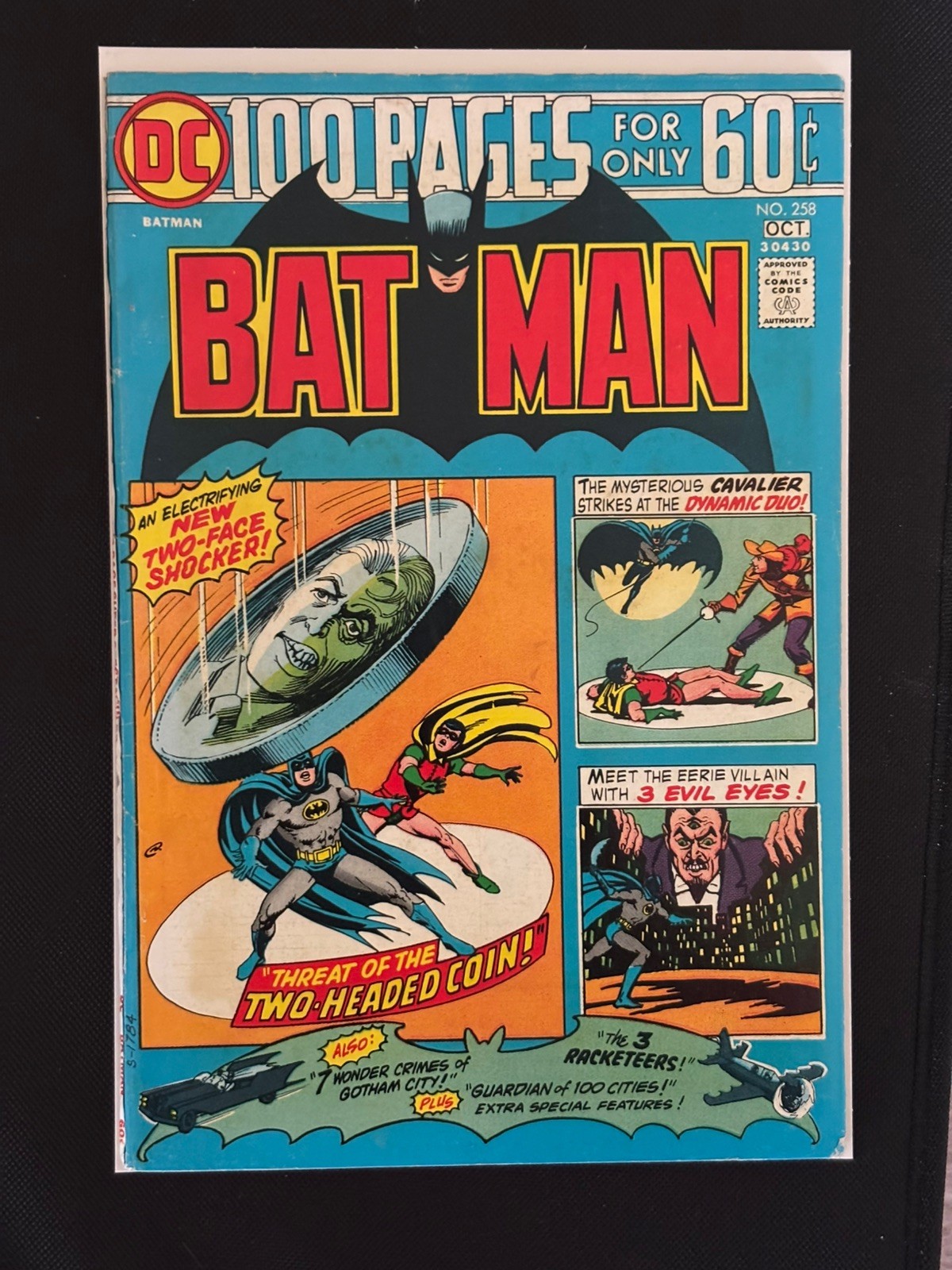Batman #258 100-page DC 1974 Two Face 1st Arkham Asylum 7.5 8.0 vf