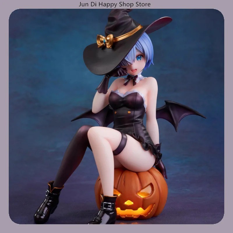 Re Zero Rem Halloween Magic Night Enchantress 18cm Anime Figure Statue