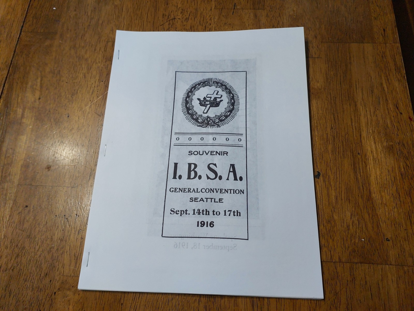 RARE 1916 Souvenir Seattle Convention Report Watchtower Bible Students IBSA