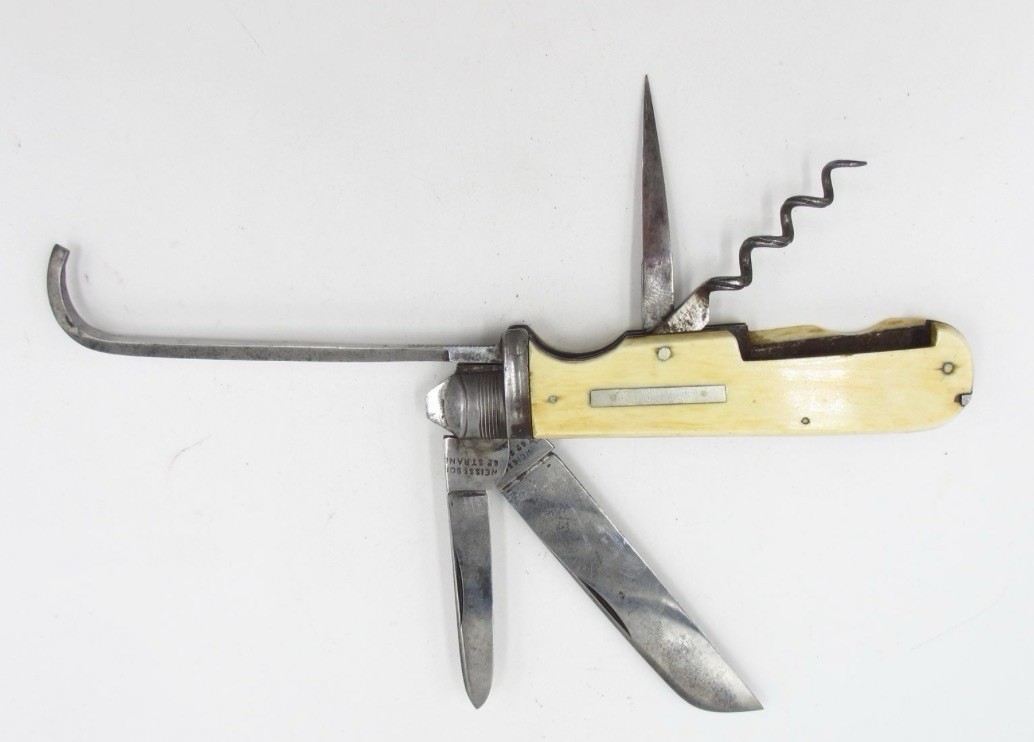 Rare Antique Victorian John Weiss & Son 62 Strand London Horseman's Pocket Knife