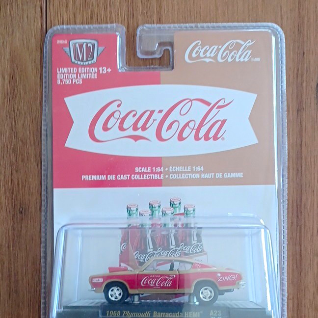 Coca-Cola M2 Machines 1:64 Diecast Car Red/White Soda Theme Limited Edition