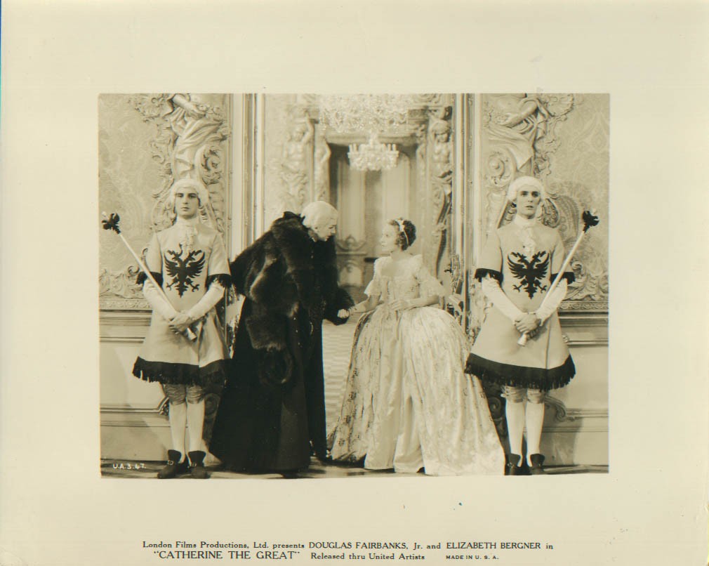 Douglas Fairbanks, Jr. Elizabeth Bergner Catherine the Great 1934 8x10