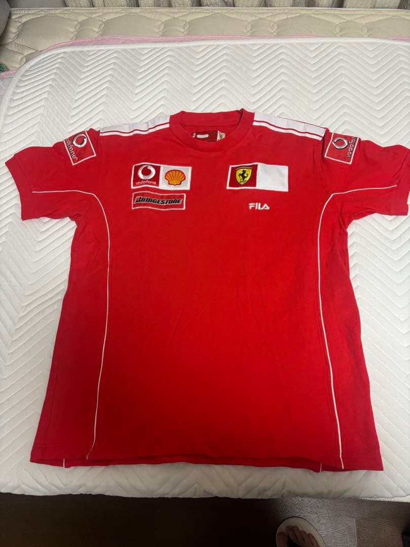 FILA Scuderia Ferrari T-Shirt XL Red Official Licensed Vintage Logo Tee