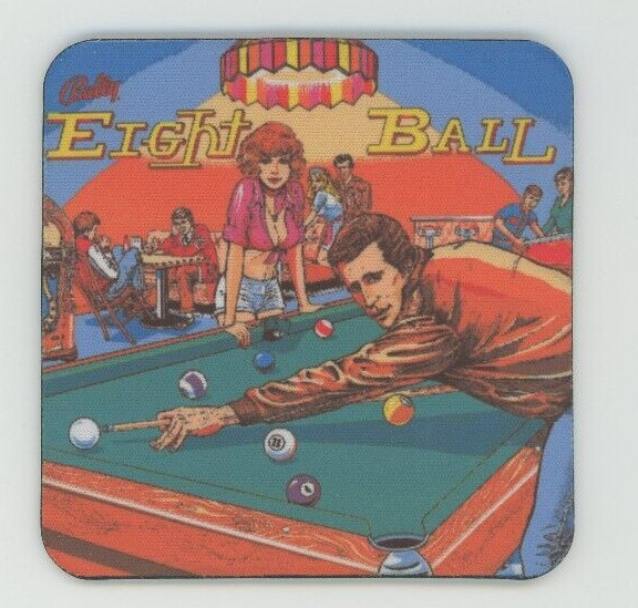 Eight Ball Happy Days Vintage Pinball Machine COASTER - Fonzie