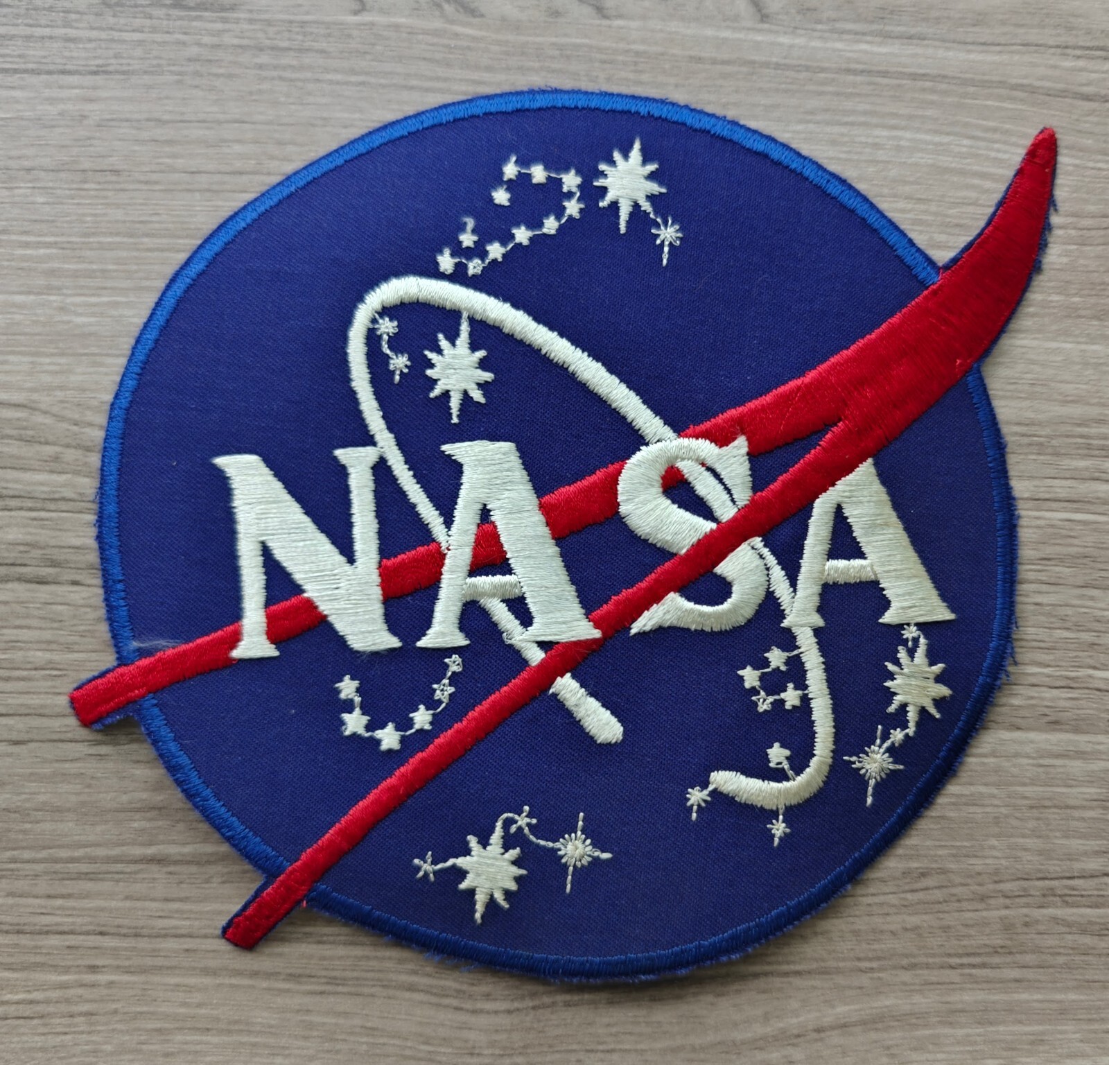 Vintage Large NASA Meatball Patch 7\