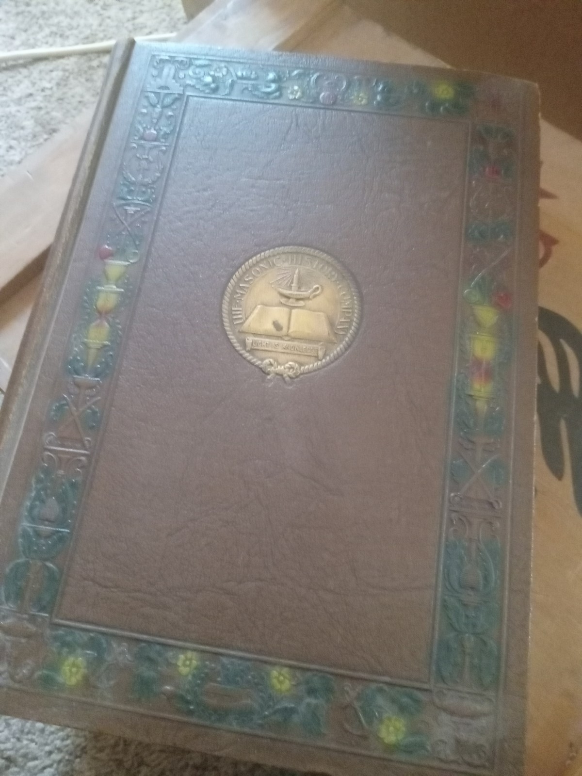 1921 Mackey Encyclopedia of Freemasonry 2 Vol Set Masonic Illustrated Antique