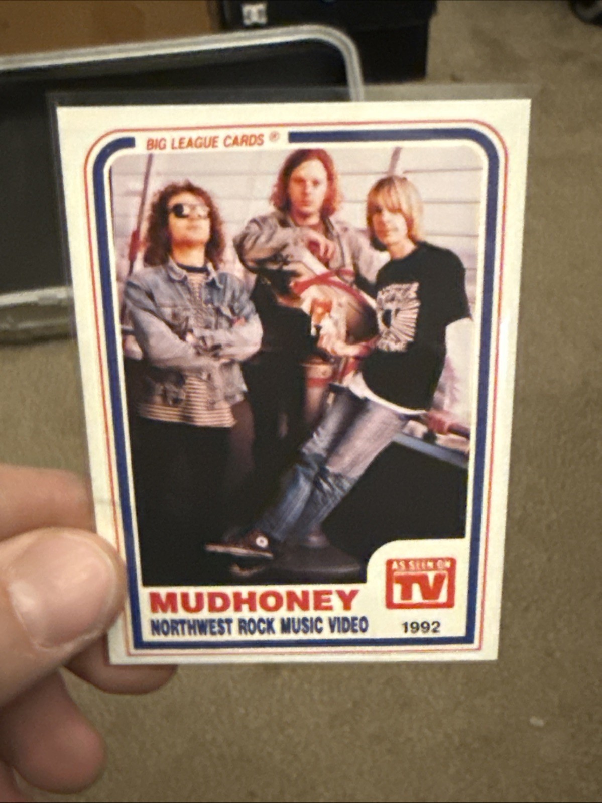 Mudhoney 1992 Card Seattle Grunge Rock Big League Cards