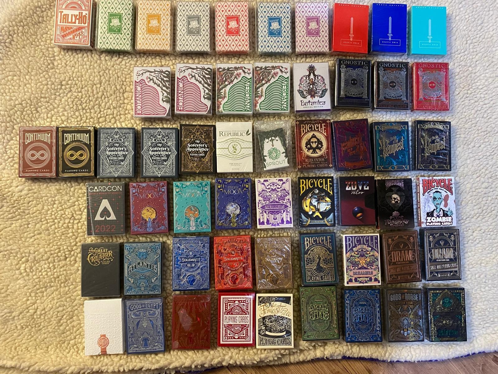 Huge rare playing card joblot Mint