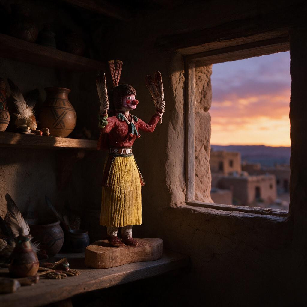 Navajo Maiden Kachina by the Legendary Vern Mahkee - Spectacular Navajo Maiden Kachina by the Legendary Vern Mahkee - Spectacular