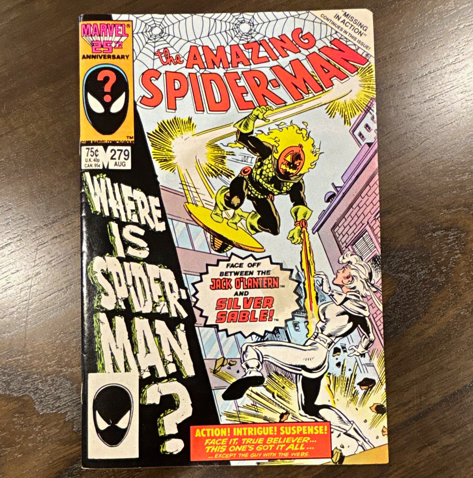 Marvel The Amazing Spider-Man #279 (1986) Where Is Spider-Man? DeFalco
