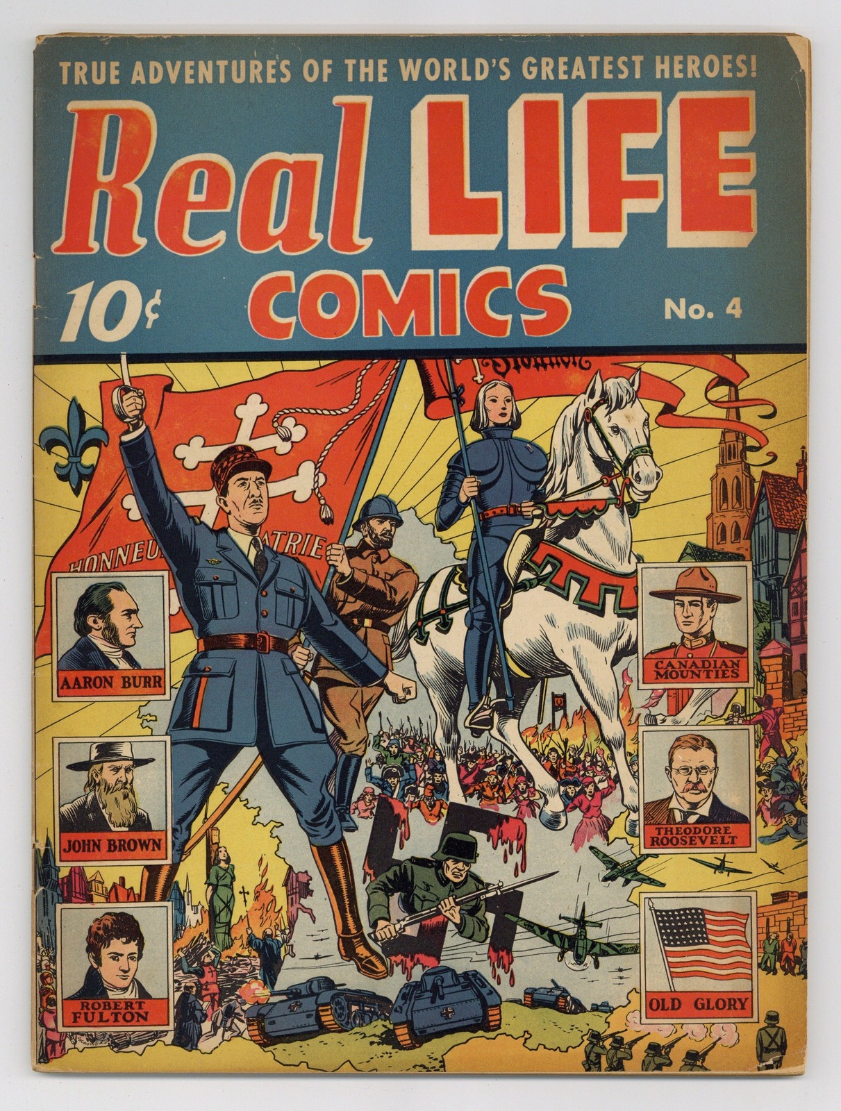 Real Life Comics Picture Magazine #4 VG 4.0 1942