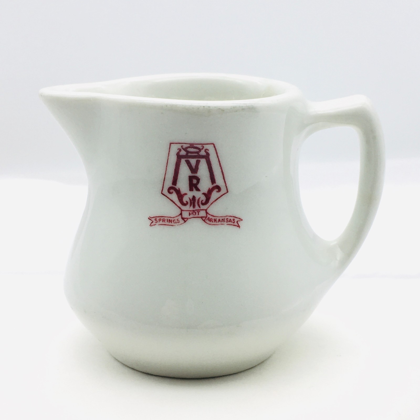 Hot Springs Arkansas Velda Rose Motel Shenango China Heavyweight China Creamer