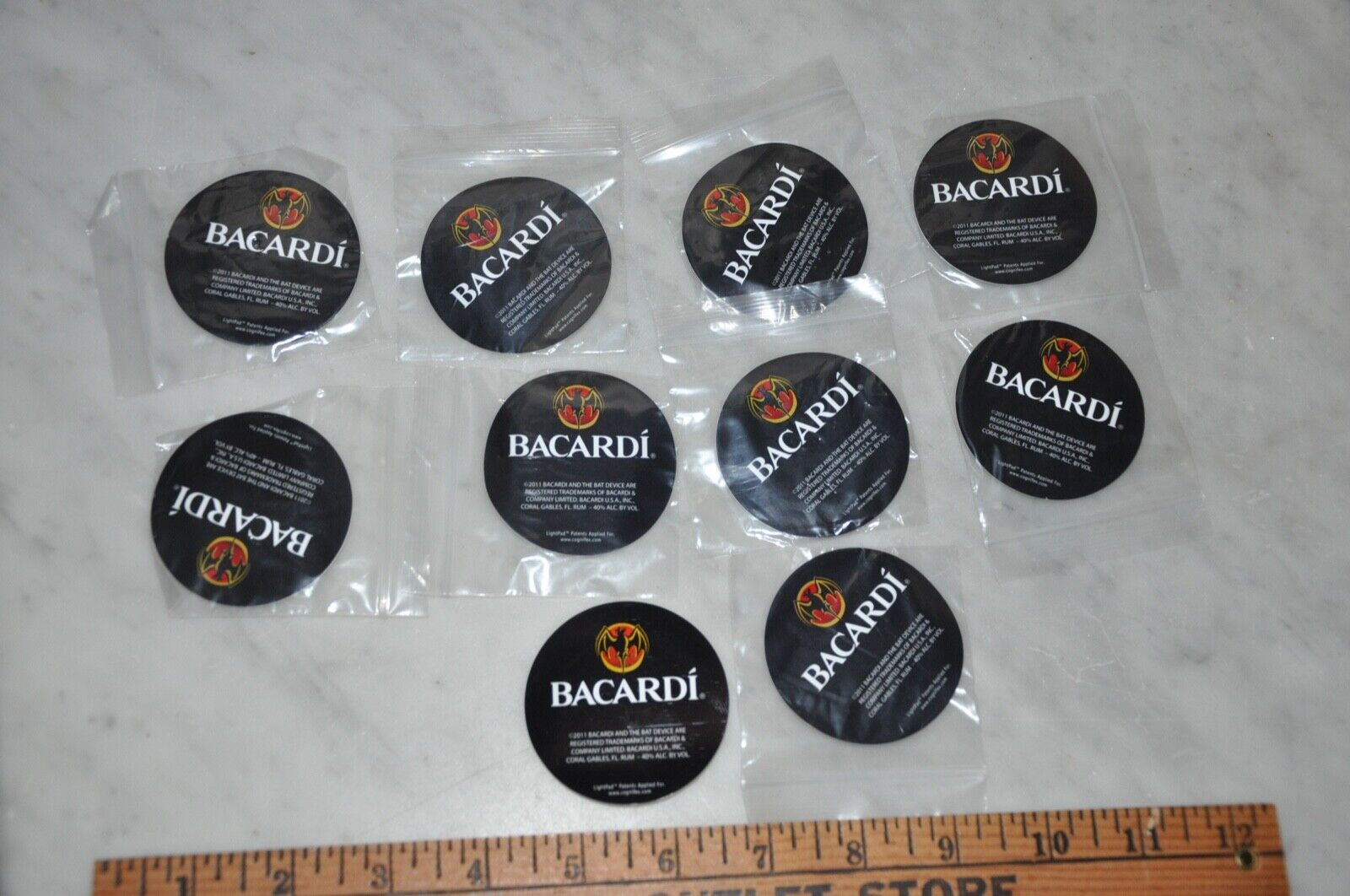 Bacardi Rum Bat Light Pad Motion Bottle Light