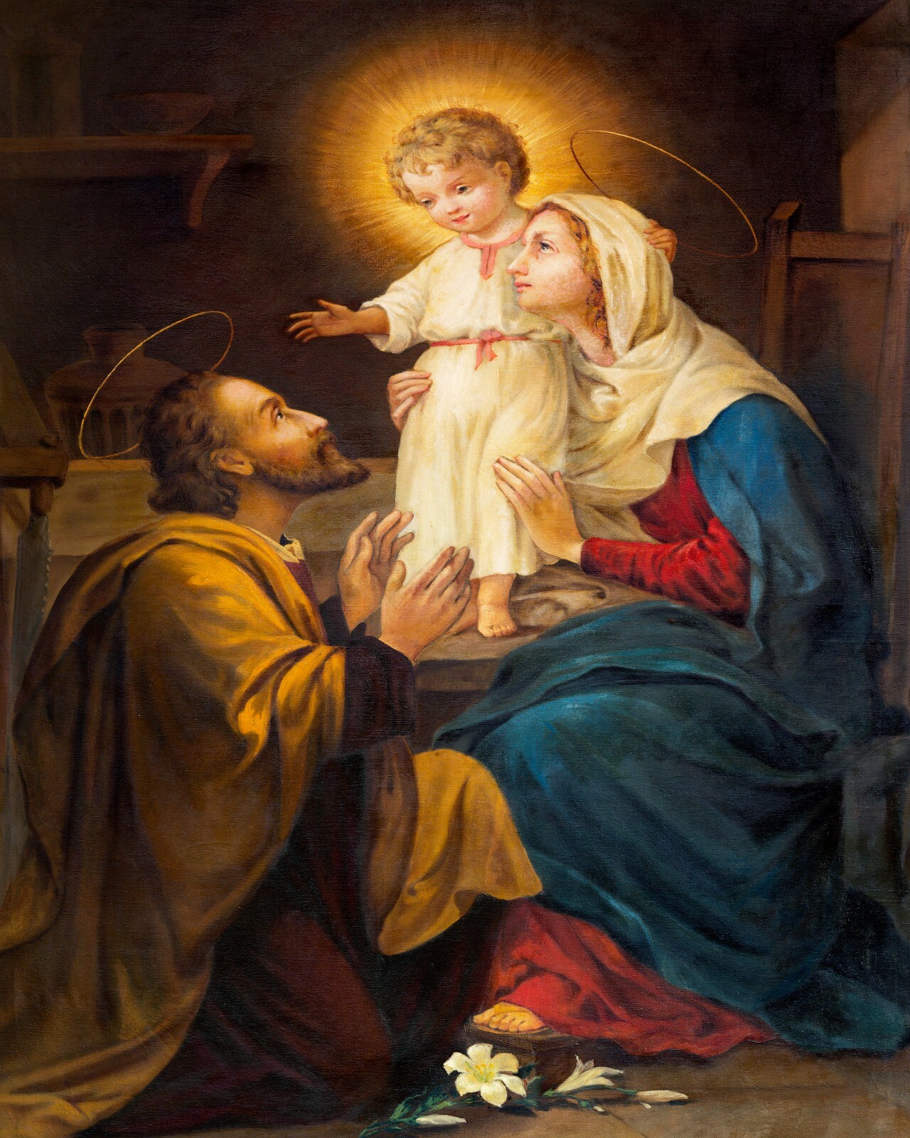 Catholic print picture-  HOLY FAMILY SH10  -   8\