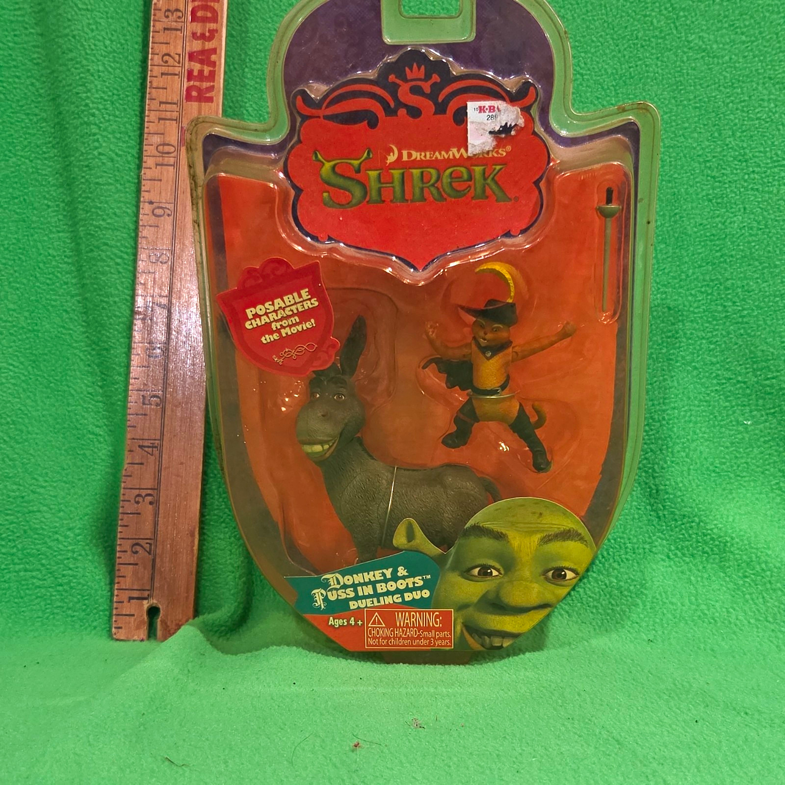 MGA Entertainment Shrek Donkey & Puss in Boots Posable Figures 2-Pack