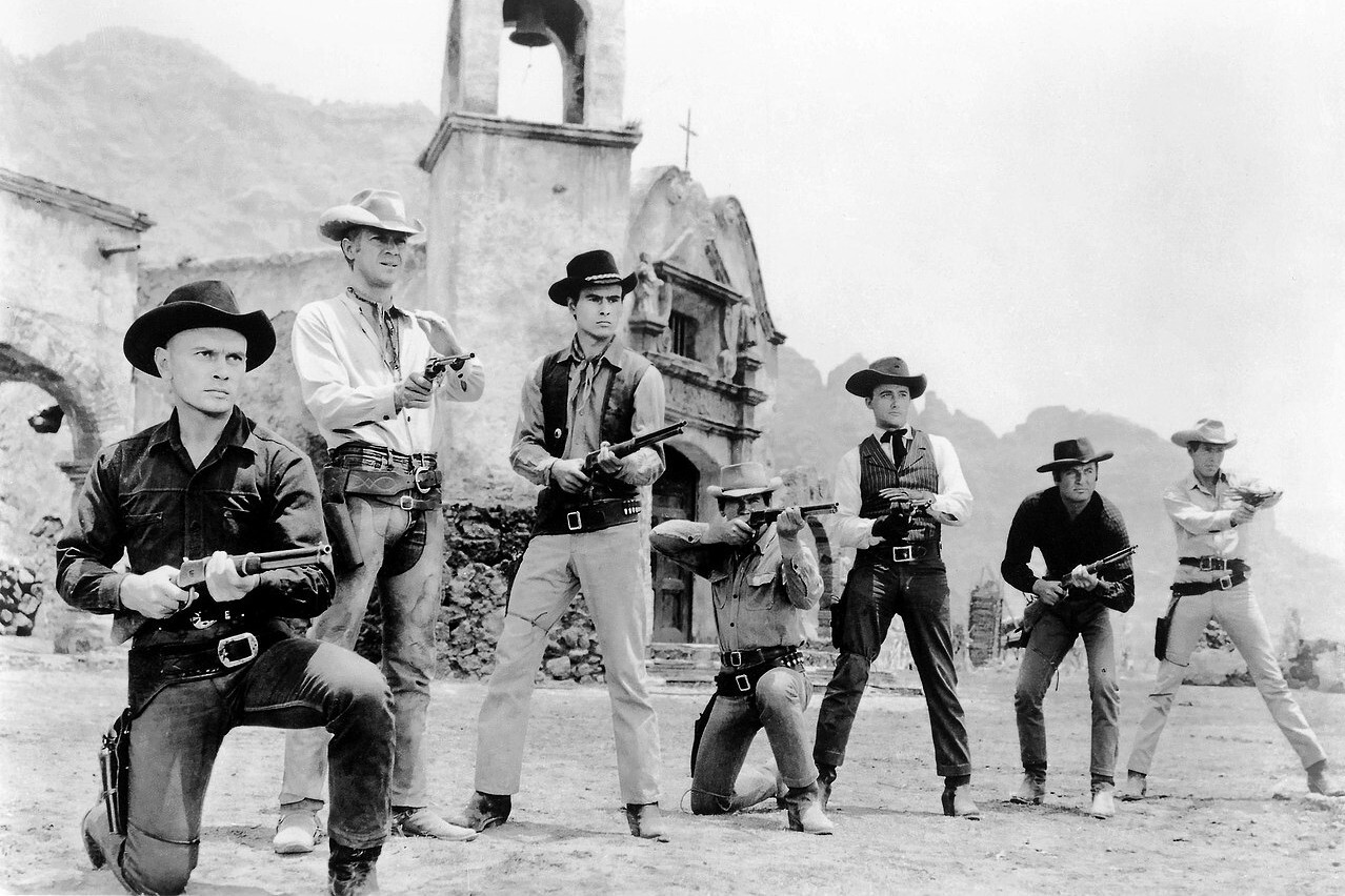 The Magnificent Seven Cast - Western Movie - 4 x 6 Photo Print