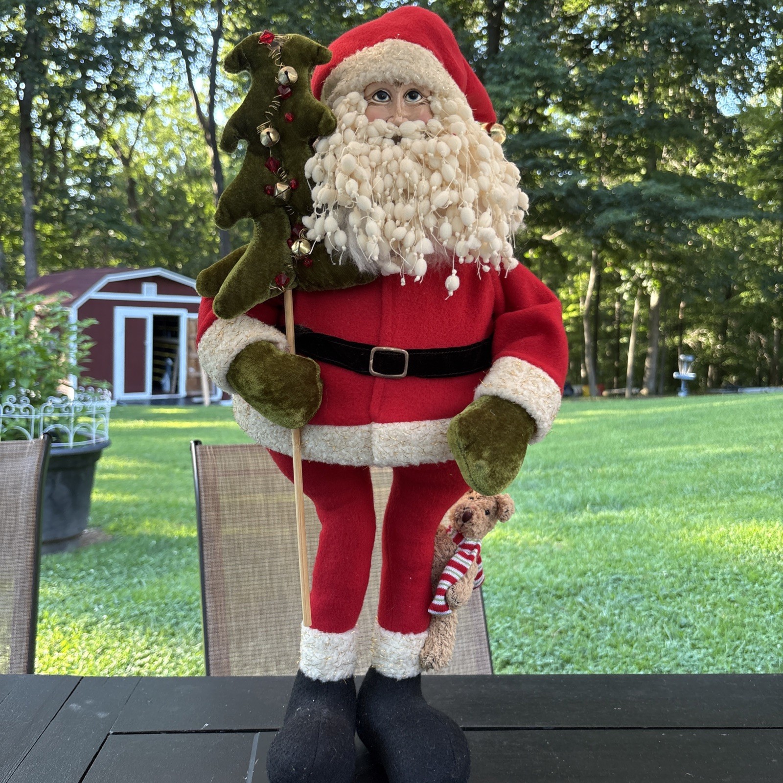 Vintage 60’s Santa 24” Rare Christmas Decoration