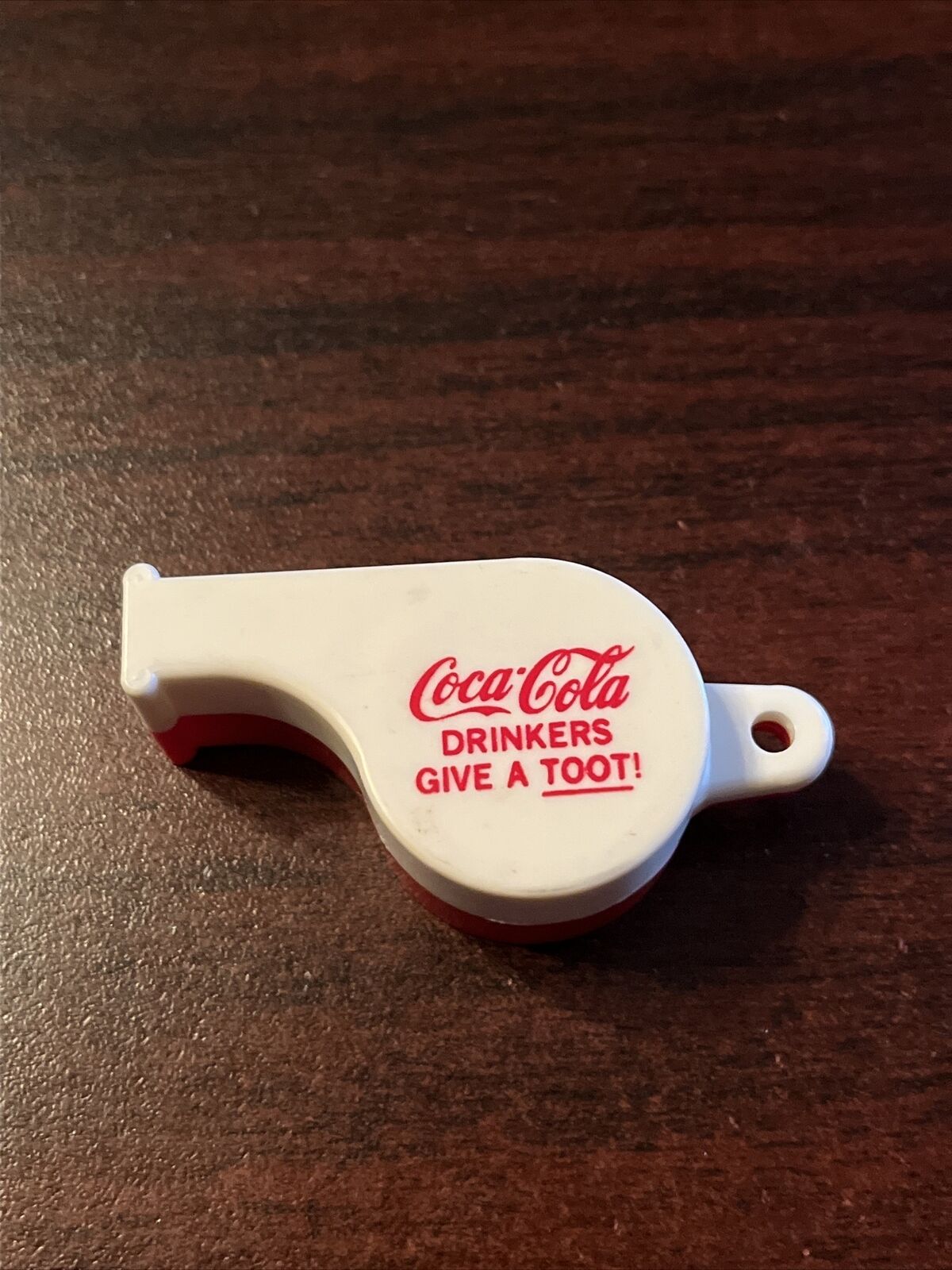 Vintage 1960s Coca Cola “Coca-Cola Drinkers Give A Toot” Whistle