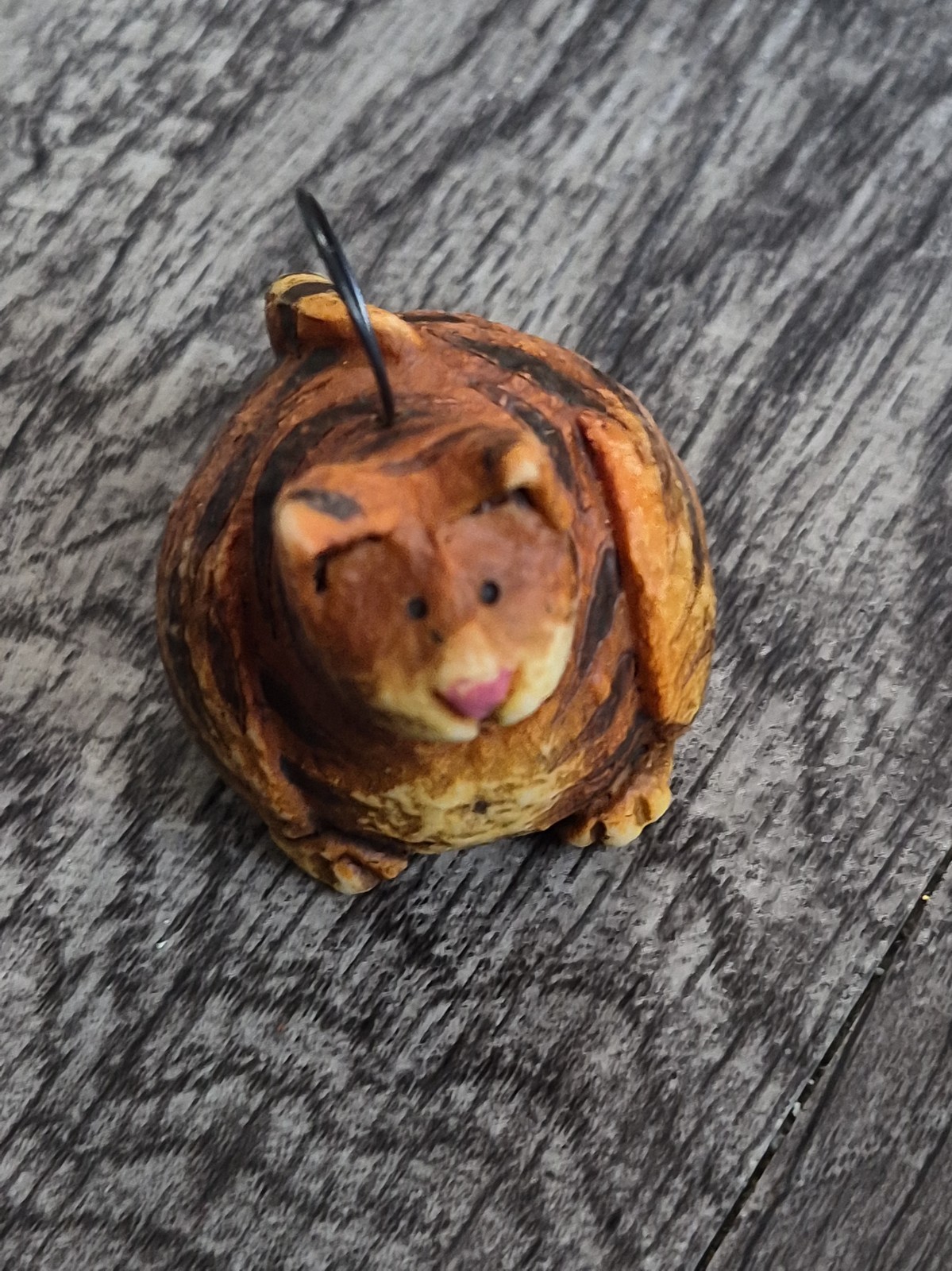 Vintage 1998 Blossom Bucket Inc Orange Tabby Cat Figurine Miniature Collectible