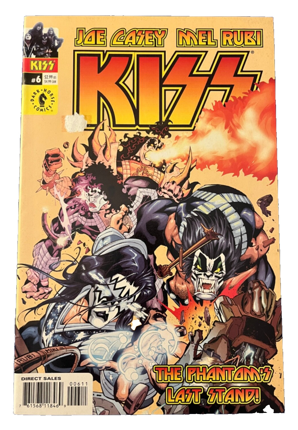 KISS #6 January 2003 KISS Vs Phantom Conclusion FREE US SHIPPING (VF-NM)