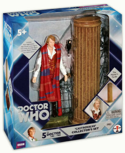 Doctor Who: 5th Doctor and Master\'s TARDIS - CASTROVALVA  Action Figure Set