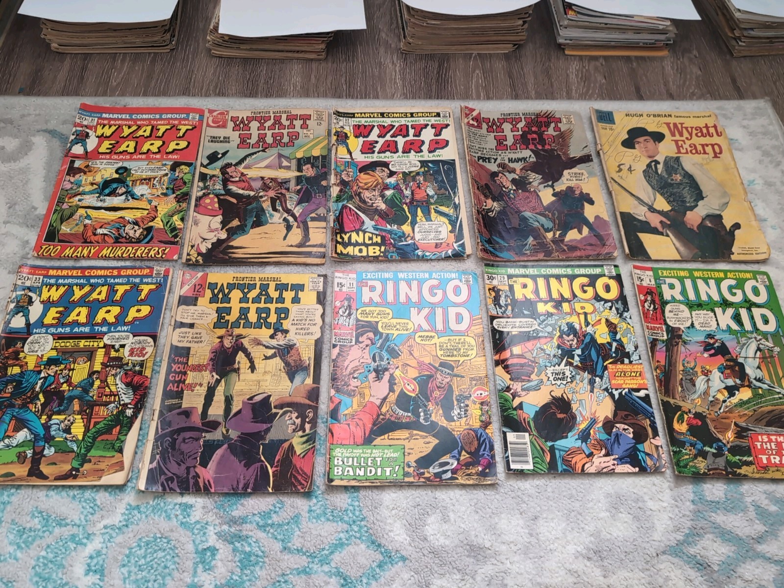 Comic Lot / Wyatt Earp / Ringo Kid / Two Gun Kid / Marvel / Western / Vintage