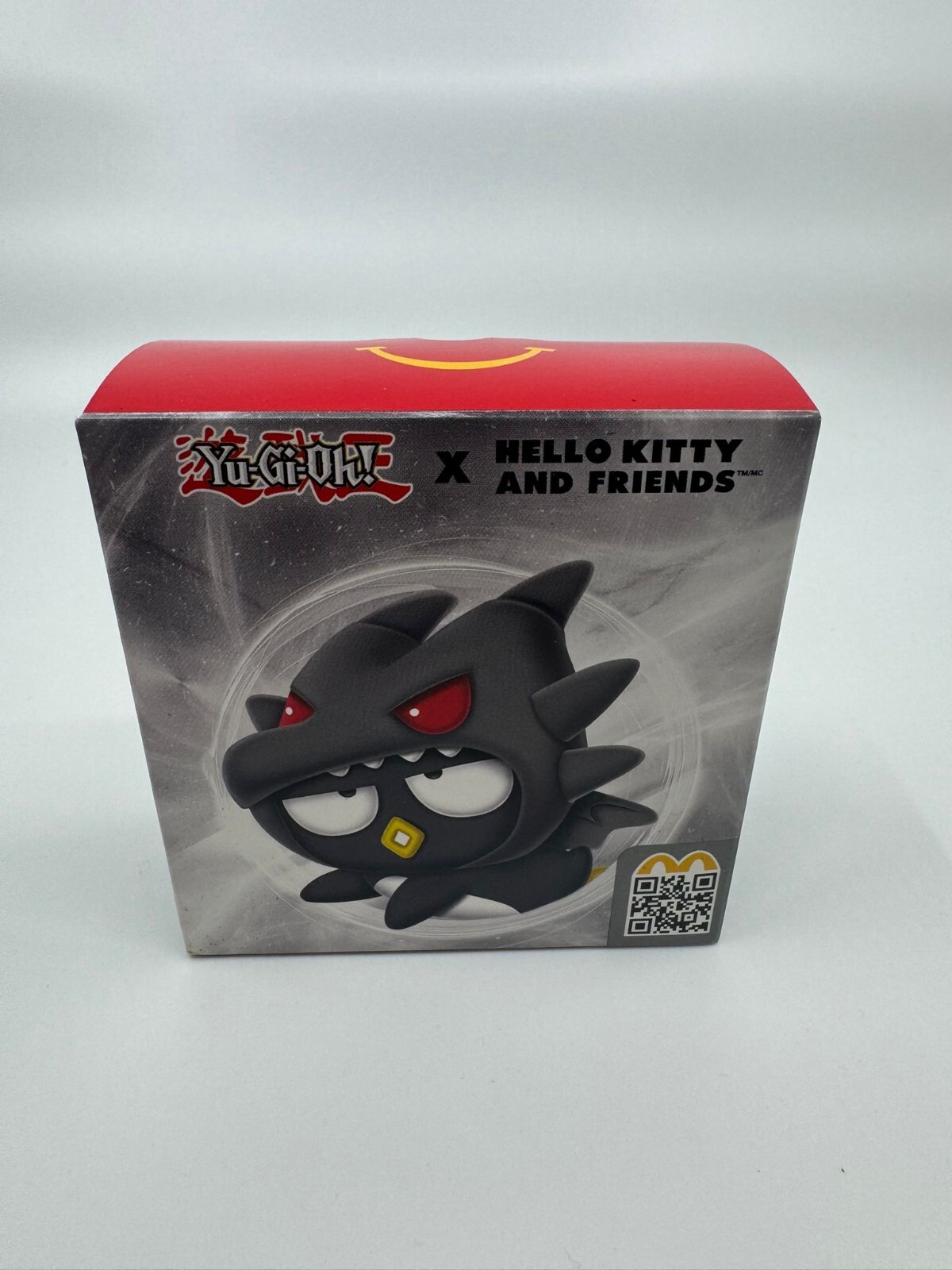 Yu-Gi-Oh x Hello Kitty x Mcdonald\'s Badtz Maru Red-Eyes Black Dragon Plush