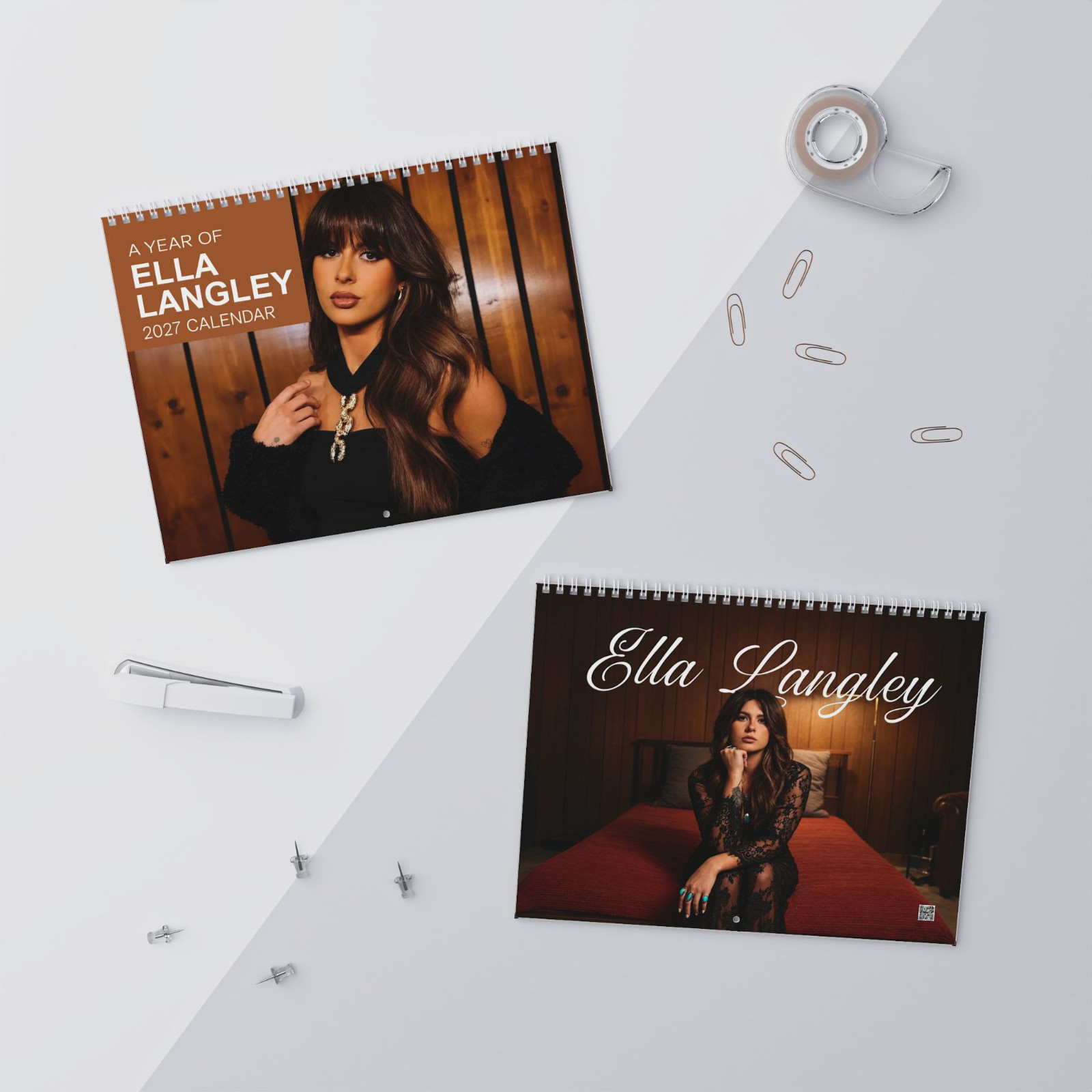 Ella Langley 2027 Wall Calendar, Country Music Singer Planner, Holiday Fan Gift