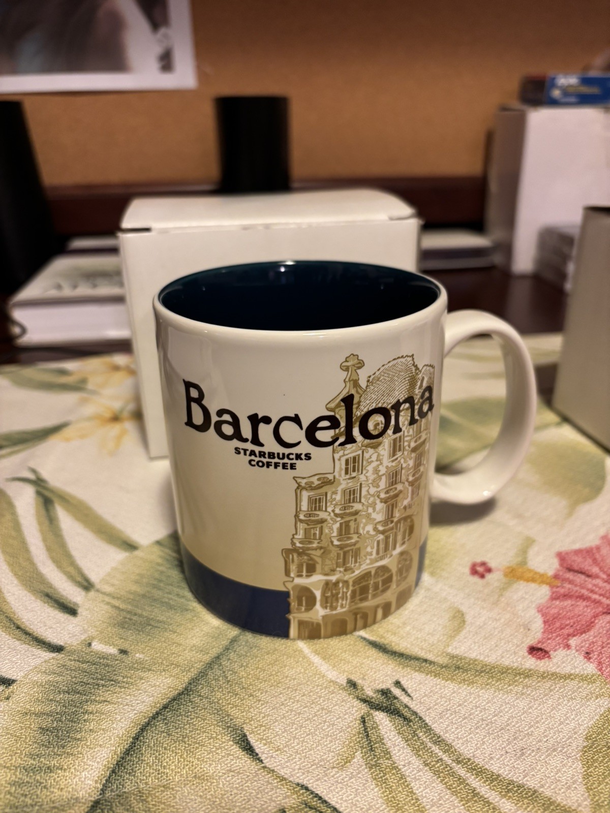 STARBUCKS BARCELONA MUG 16oz Global Collector Series 2013 STARBUCKS BARCELONA MUG 16oz Global Collector Series 2013