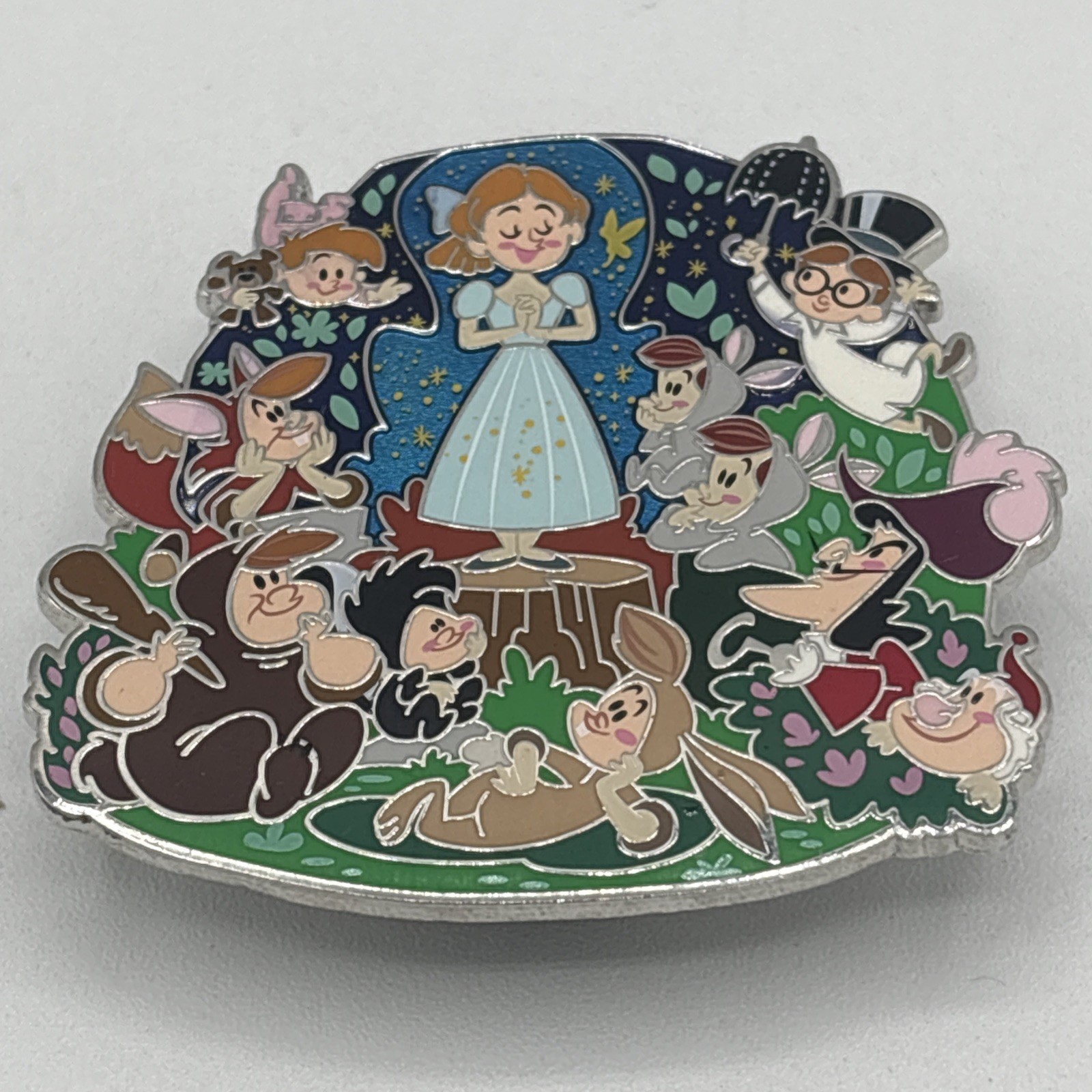 Disney Peter Pan Supporting Cast Character Cluster pin.