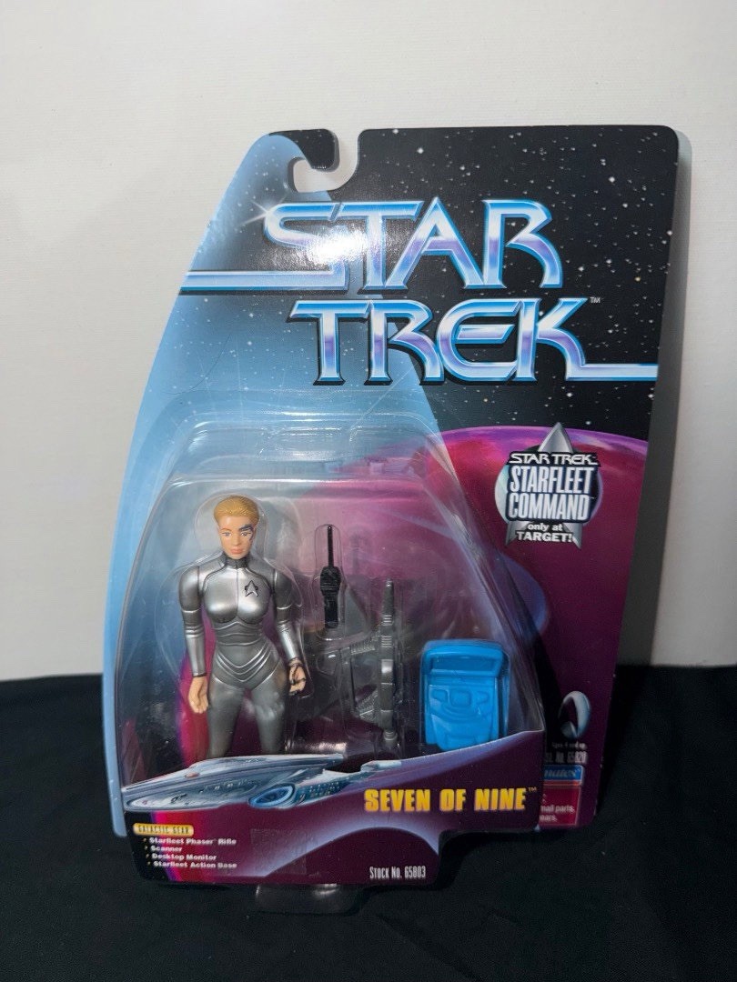 Vintage 1999 Playmates Star Trek Seven of Nine Action Figure Target Exclusive