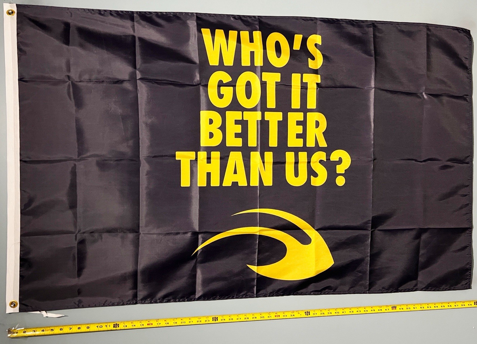 Michigan Wolverines Who’s Got It Better FLAG FREE USA SHIP Flag Beer Sign 3x5\'