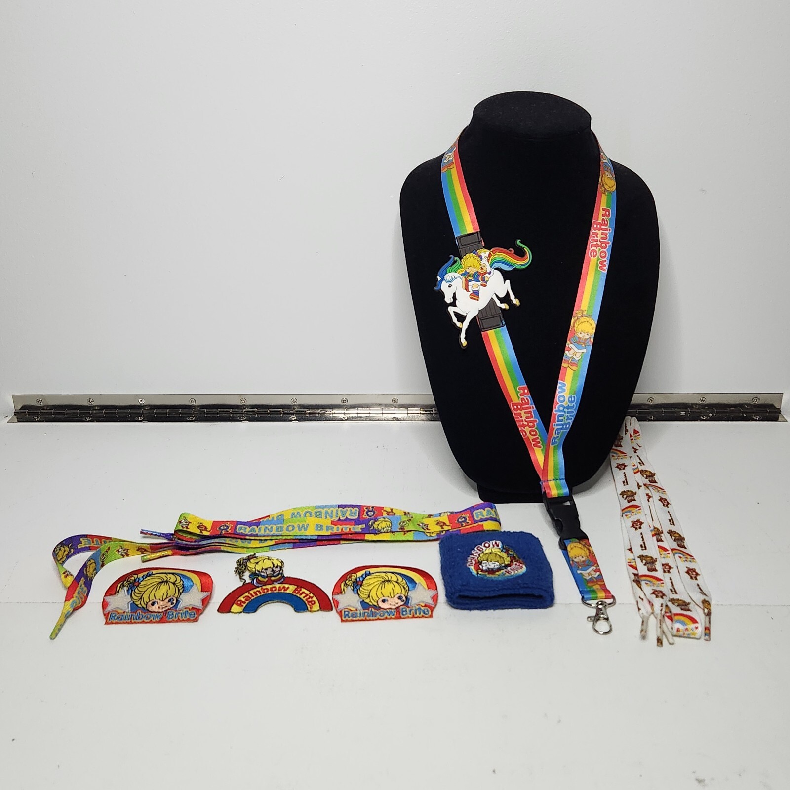NEW RAINBOW BRITE lanyard keychain shoelaces iron on patches wristband Hot Topic