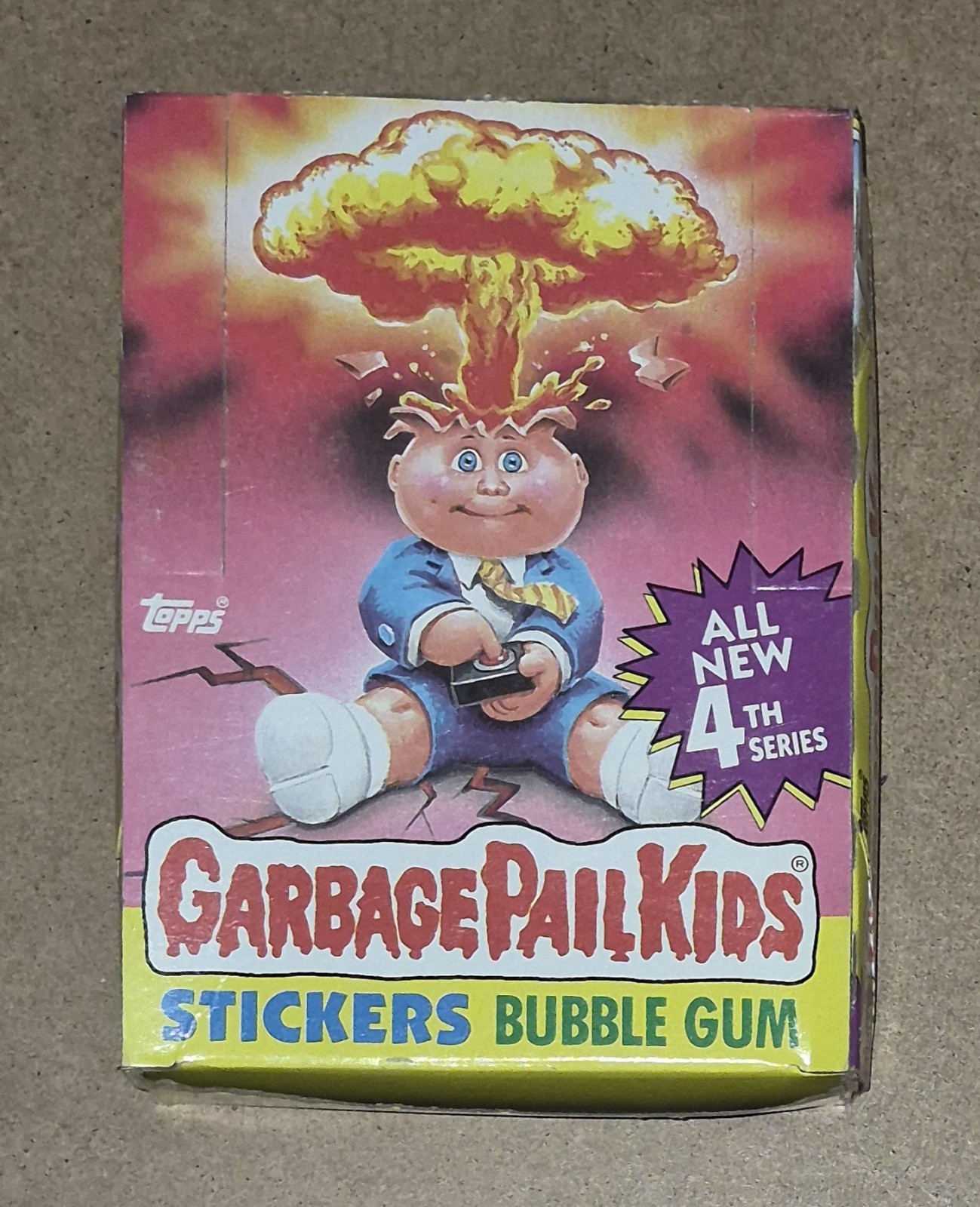 💥 1986 Topps Garbage Pail Kids Stickers Series 4 Wax Box 45/48 Packs MISSING 3