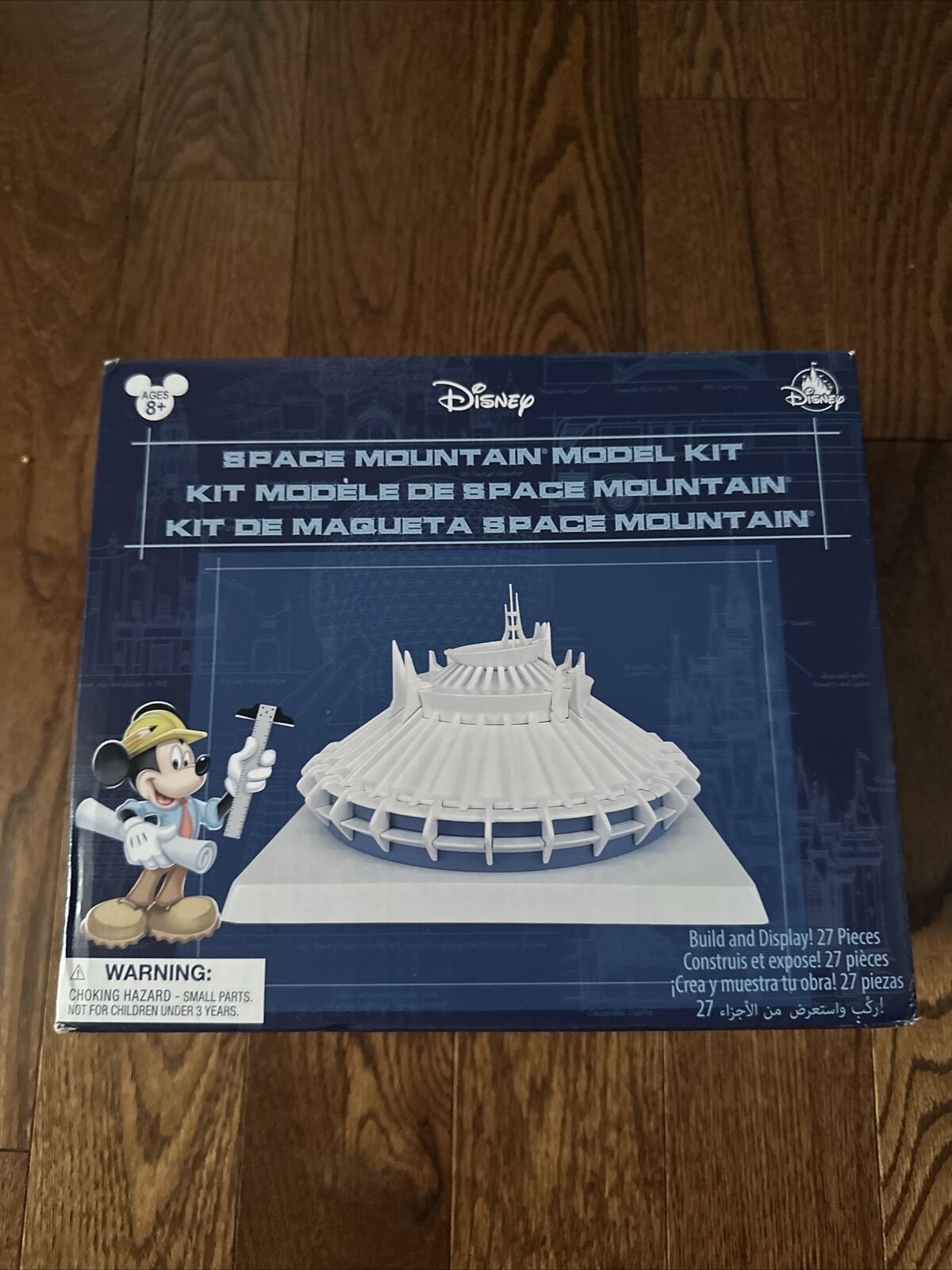Disney Disneyland Piece Build & Display Space Mountain Model Building Kit NIB
