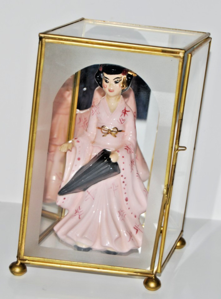 Vtg Japanese Porcelain Geisha Figurine 6.5