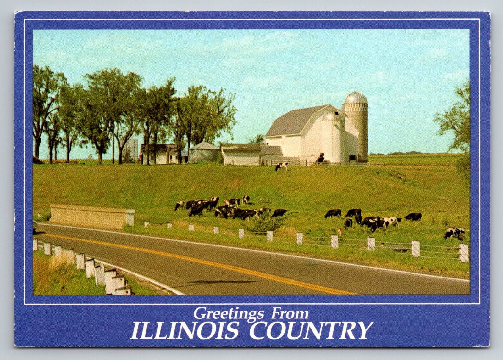Greetings from Illinois Country Vintage Posted 1994 Rockford IL