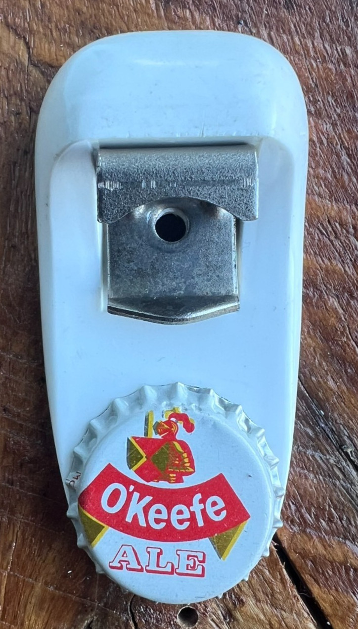 Rare O'Keefe Ale Eric Hardman Magnetic Wall Mount Bottle Opener Toronto Canada