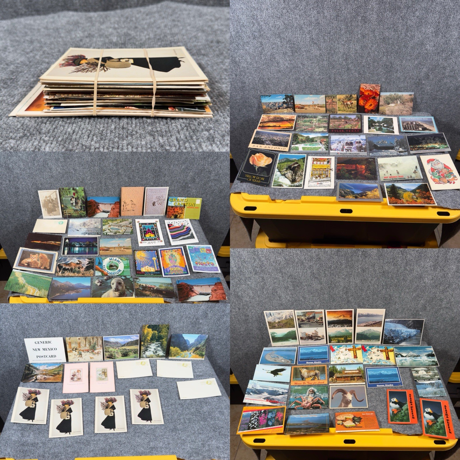 Vintage 1950s-1990s Postcard Lot 88 Worldwide Variety New NOS Destinations Rare