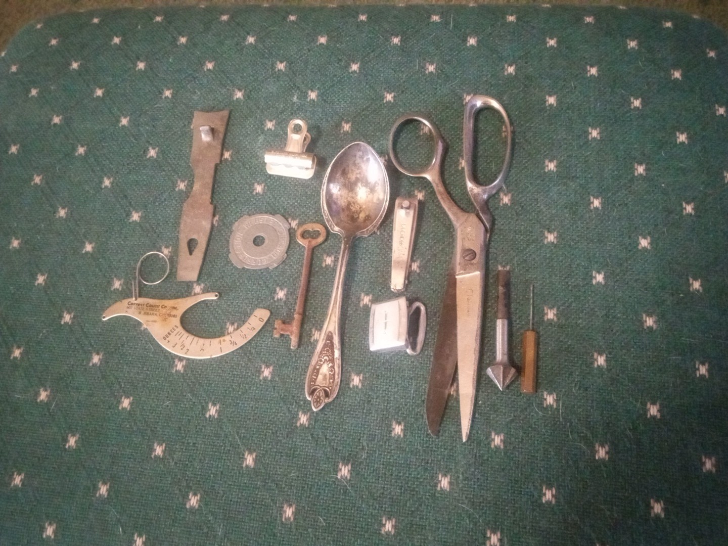 Vintage Junk Drawer Metal Items Lot Of 11 USA Decent Usable Very Rare Unique