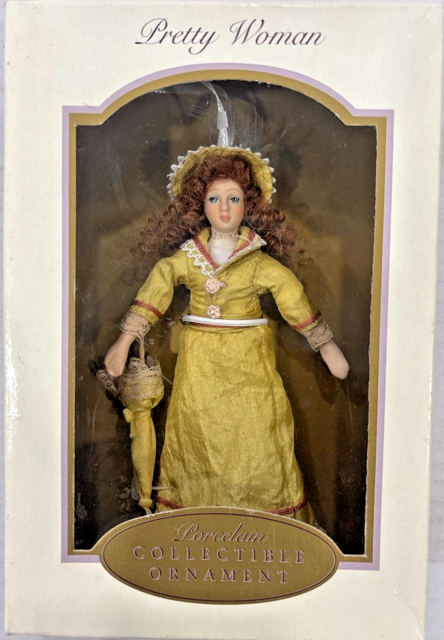 DG Creations Pretty Woman Porcelain Collectible Ornament 2003 Boxed