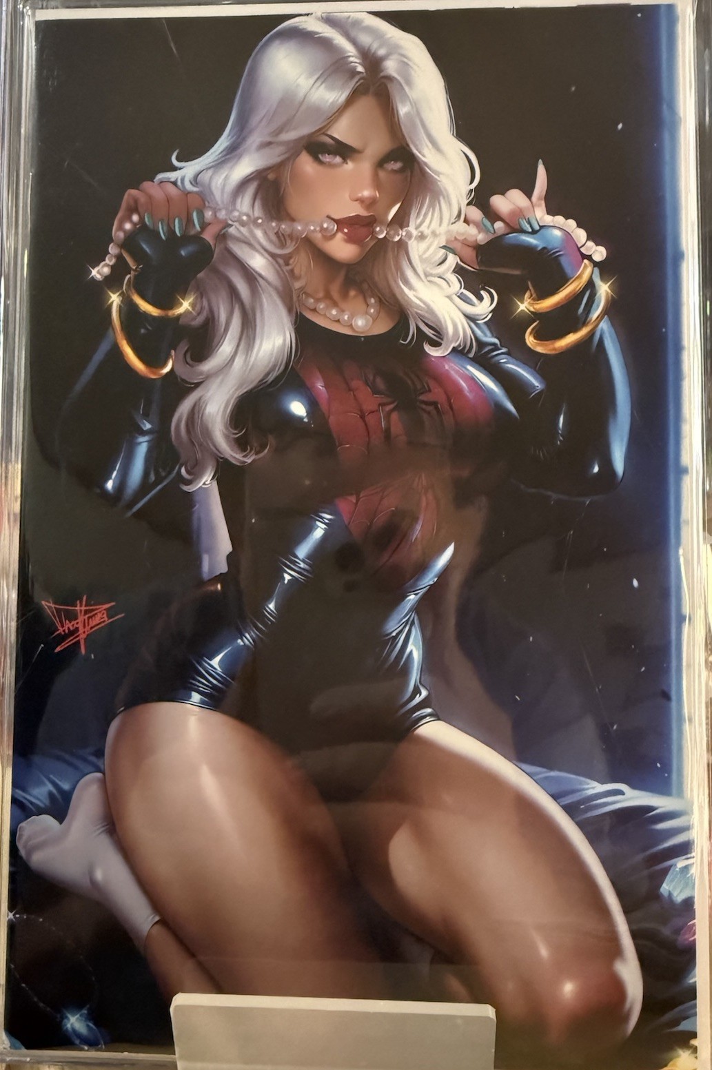 Soto Studios Black Cat Felicia Hardy Spider-Man Virgin Variant Exclusive