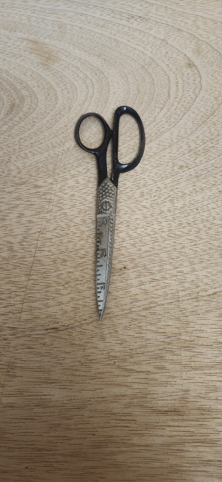 Vintage Forged Steel USA Scissors Black Handle Heavy Duty Industrial Shears 3\